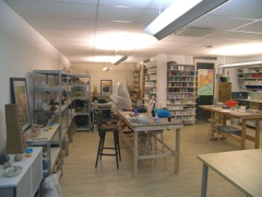 Overzicht atelier